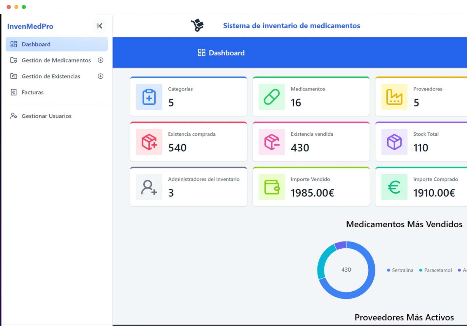 InvenMedPro - Sistema de inventario médico